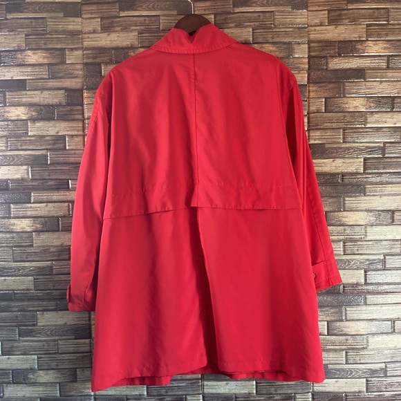 Womens Vintage London Fog Red Medium Oversized Jacket EUC - Picture 2 of 9